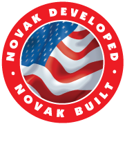 Novak built logo