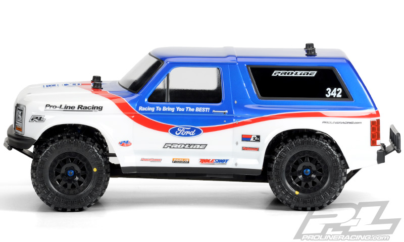 [���ܼ�] AP3423 [Pro-Line Racing] AP3423 1981 Ford Bronco Clear Body for PRO-2 SC Slash Slash 4x4 and SC10 (requires extended body mount kit)